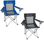 HH7052 Mesh Folding Chair With Carrying Bag And Custom Imprint
